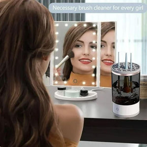 Make Up Brush Cleaner | Electric Brush Cleaner | USB Rechargeable Automatic Deep Cosmetic Cleaning Device
