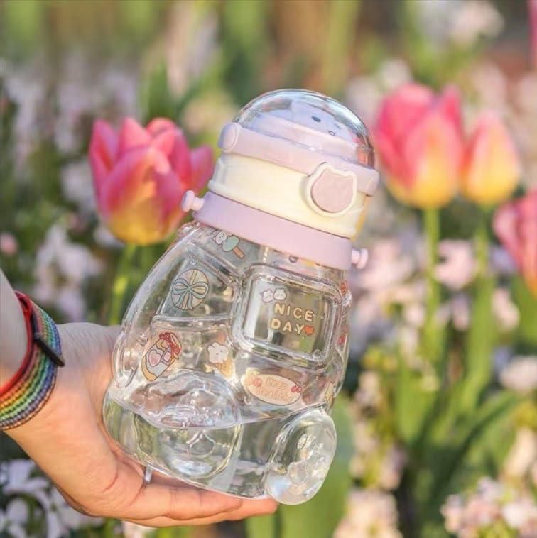 Portable Clear Water Bottle | Reusable and Durable | Kid's Favorite