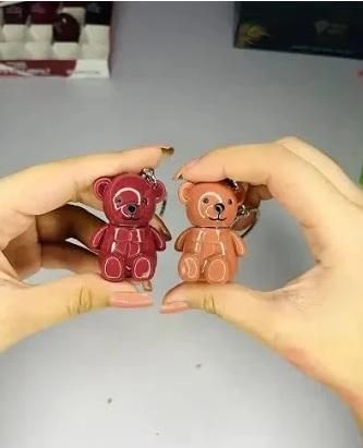 2 in 1 Keychain Bear Matte Lipstick Set - Pack of 2 Assorted Colors
