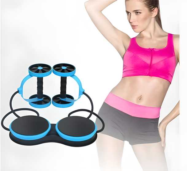 Wheel Roller for Core Workouts with Knee Pad - Enhance Your Abdominal Exercises