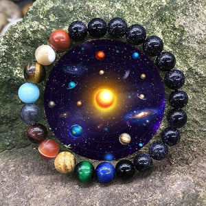 Galaxy Gem Beads Bracelet | Pack of 2 | Celestial-Inspired Jewelry