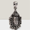 Silver Mahakal Pendant with Chain | Elegant Spiritual Accessory for Men