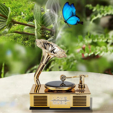Car Fragrance Diffuser | Vintage Phonograph Design