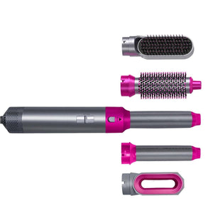 5-in-1 Hot Air Brush | Detachable Hair Dryer with Comb