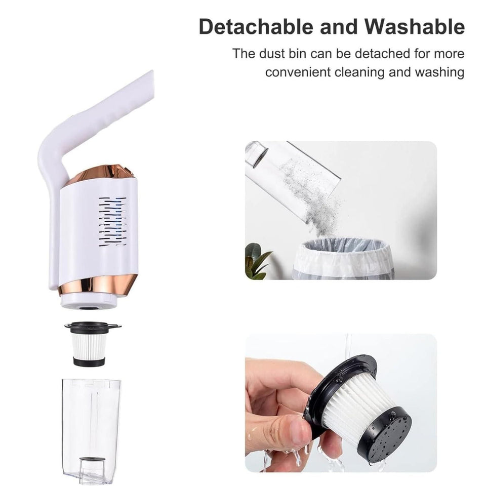 Portable Cordless Handheld Vacuum Cleaner - All-in-One Machine